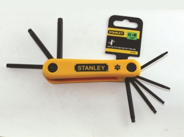 Picture of Stanley Folding Hex Key Set 8PCS. Torx 69-263-22