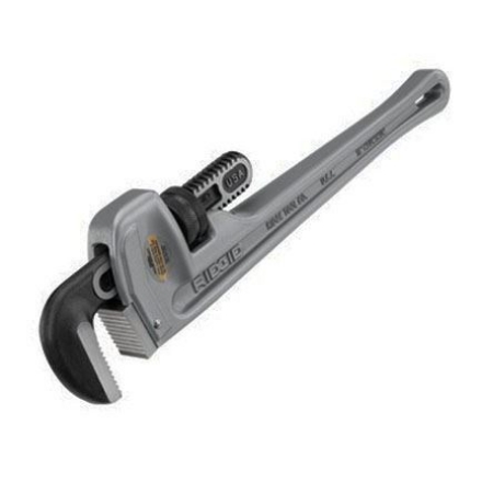 图片 Ridgid Aluminum Straight Pipe Wrench 818, 65 mm (2-1/2")