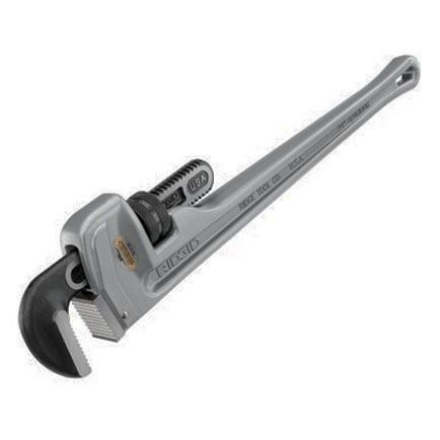 图片 Ridgid Aluminum Straight Pipe Wrench 824,  80 mm (3")