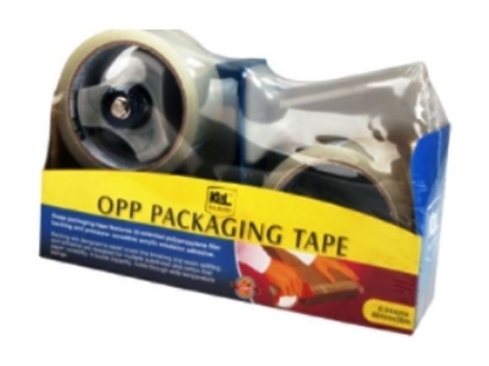 图片 KL & LING Int Inc Packaging Tape with Dispenser KI614K/2CBCLR