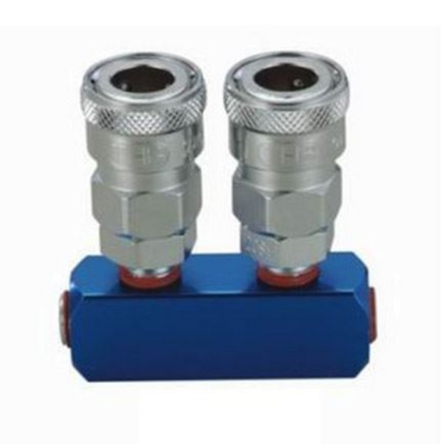 Picture of THB New Improved Steel Body - 1/4" Manifold - Straight Type - 2 Way