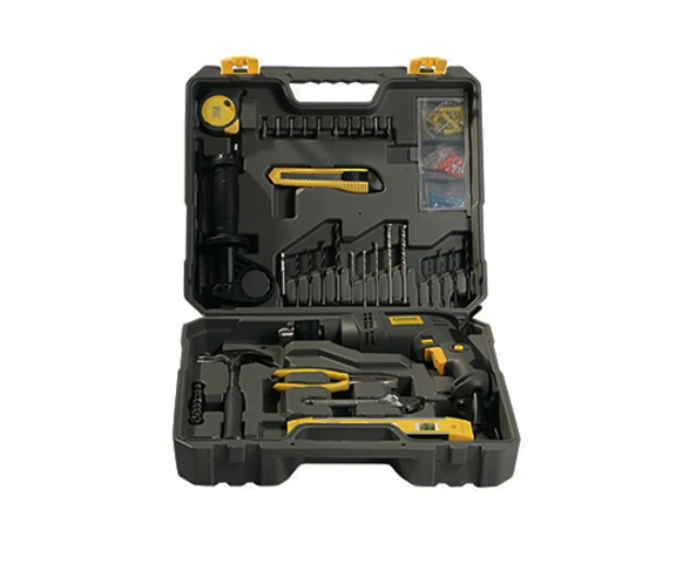 Picture of Lotus LID13REPK 13mm Impact Drill with 80 Pcs. Tool Kit (Black)