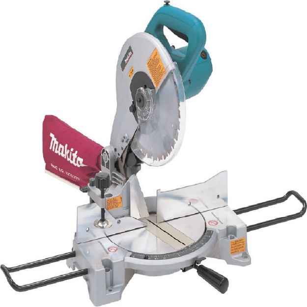 Picture of Makita LS1040 Compound Miter Saw (1650W) with Carbon Brush and Protective Spectacles