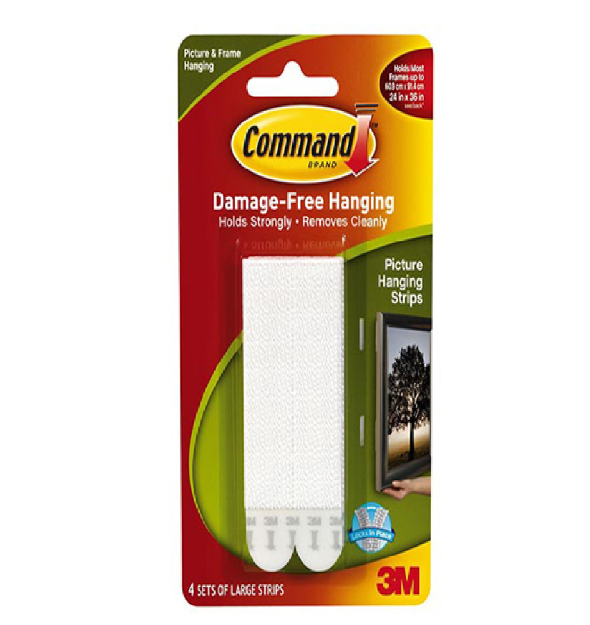 Picture of 3M Command Picture Hanging Strips Large White