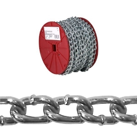 图片 USA Campbell Twist Link Machine Chains - Blu-Krome Finish