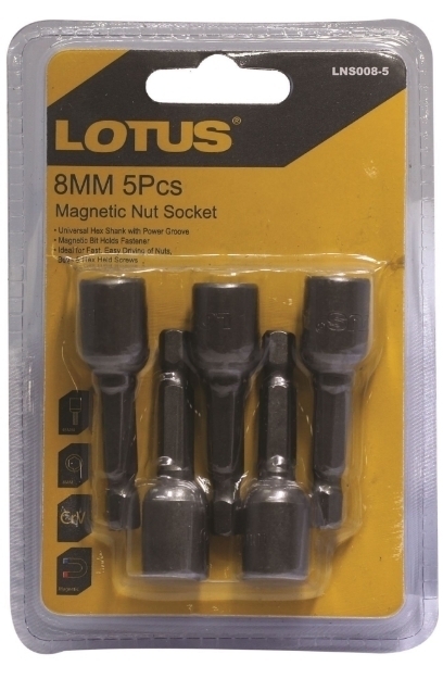 Picture of Lotus LNS008.5 Magnetic Nutsetter 5PC