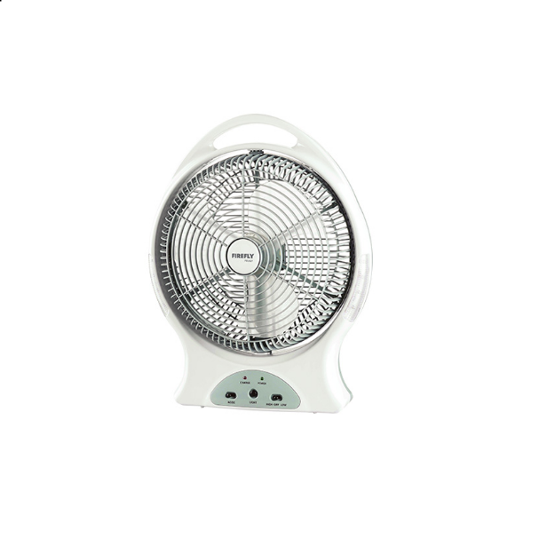 Picture of Firefly 12” Oscillating 2-Speed Fan with 8 LED Night Light &USB Mobile Phone Charger FEL627