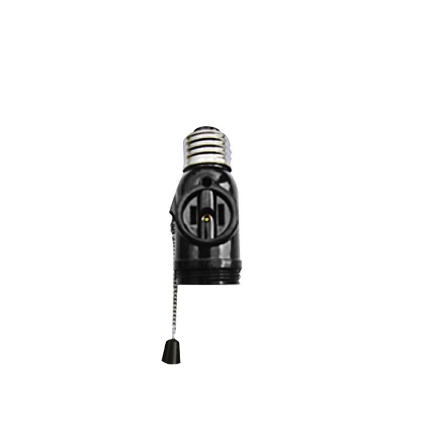图片 Firefly Pull Chain Socket with 2 Flat Pin Outlet FELH103