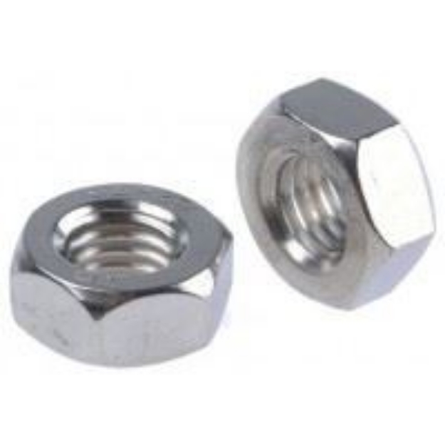 Picture of G.I GaIvanized Hexagonal Nut Inches Size 3/16,1/4,5/16,3/8,7/16,1/2,5/8,3/4, GINUT