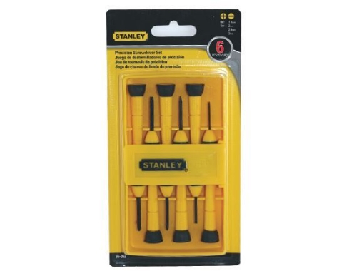 Picture of Stanley Screwdriver Set With Precision Bi Material Handle 6PCS. STHT660528