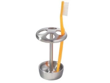 Show details for Interdesign Forma Series - Toothbrush Stand Brushed Finish Picture of Interdesign Forma Series - Toothbrush Stand Brushed Finish