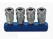 Picture of THB New Improved Steel Body - 1/4" Manifold - Straight Type - 4 Way