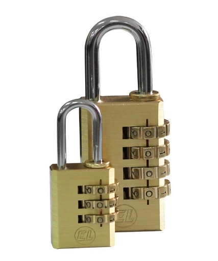 Picture of EL Brass Combination Padlock ELNL11213