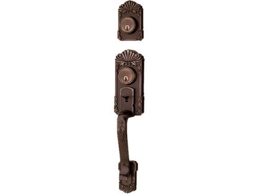 Picture of Ezset 1C Deadbolt Antique Brass Double Handle EZBP400GUUS5