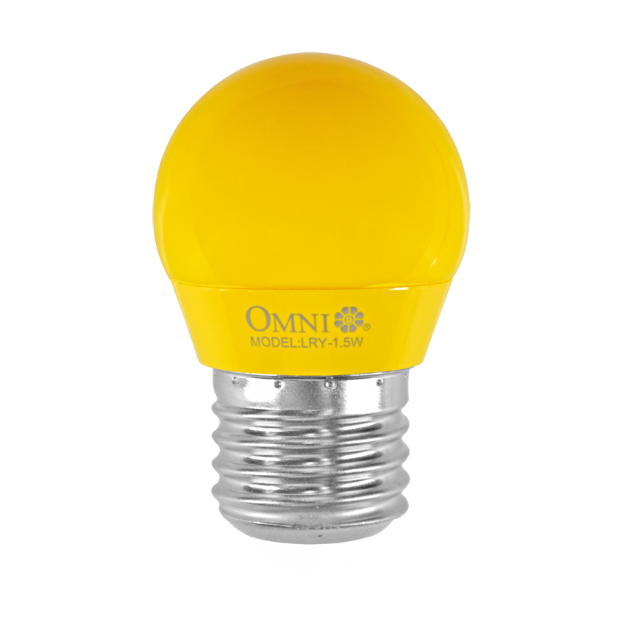 OMNI LED Colored Round Bulb 1.5W