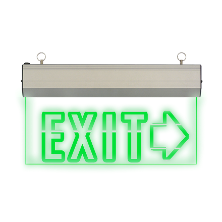 Picture of Exit Sign Right  Arrow (Acrylic) LED/X-200/R