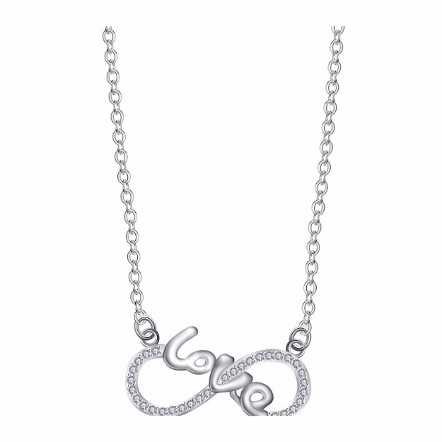 Picture of 925 Silver Jewelry,Center Chain Necklace- LN-057