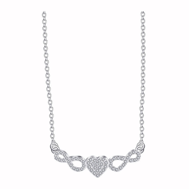 Picture of 925 Silver Jewelry,Center Chain Necklace- LN-077