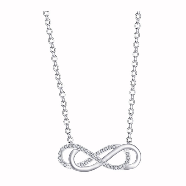 Picture of 925 Silver Jewelry,Center Chain Necklace- LN-084