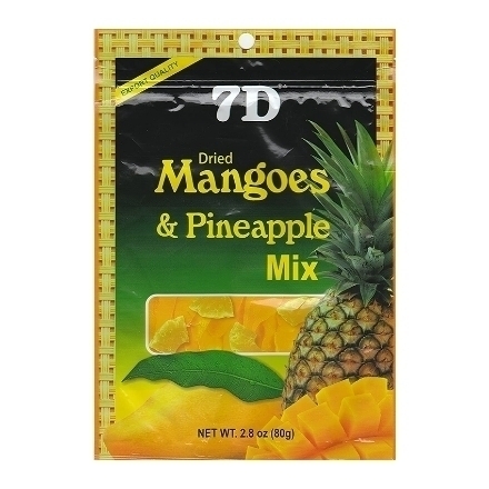 图片  7D芒果和菠萝干混合物（80克/包）