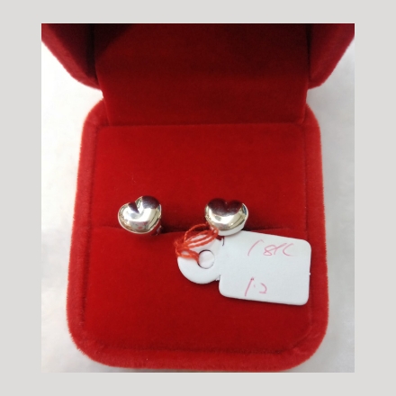 图片 18K - Saudi White Gold Earrings 1.2g- SE12G