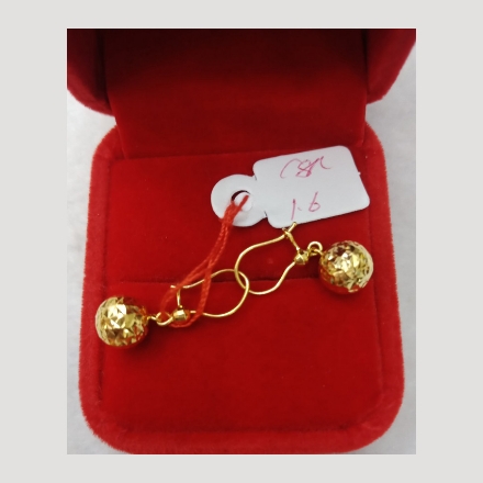图片 18K - Saudi Gold Earrings 1.6g- SE16G1