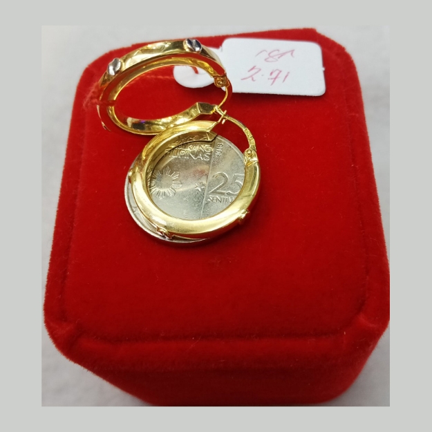 Picture of 18K - Saudi Gold Earrings 2.71g- SE271G