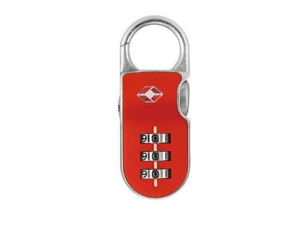 Picture of Yale Colored Clip On Luggage TSA Lock  Red 26mm - YTP2/26/216
