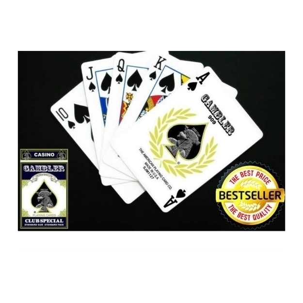 Picture of Gambler Playing cards, Red Cards (52Cards) -red Card Deck
