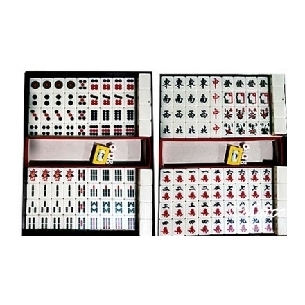 图片 Solid One Piece Mahjong Set without Number, Ivory Color, U04MSWON