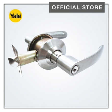 图片 Yale VL4467 U15, Essential Series Tubular Leverset Handleset Door Lock, VL4467U15