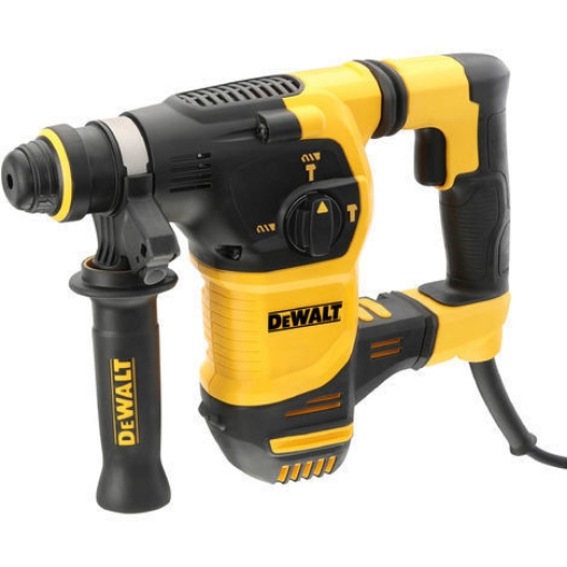 Dewalt SDS Plus Rotary Hammer Drill for Concrete and Stone, with 4 Functions, Vibration Control and Safety Clutch, L-Shape 