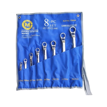 Show details for 8-Piece Double Box-end Wrench Set T0004 Picture of 8-Piece Double Box-end Wrench Set T0004