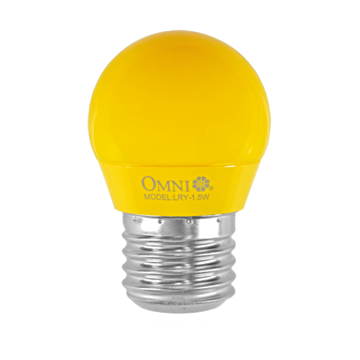 OMNI LED Colored Round Bulb 1.5W