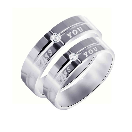 Picture of 925 Silver, Couple Ring- CS-016