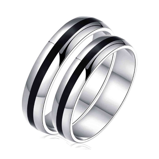 Picture of 925 Silver, Couple Ring- CS-044