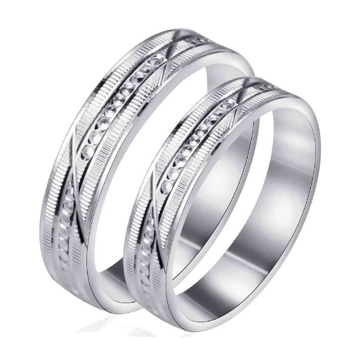 Picture of 925 Silver, Couple Ring- CS-045