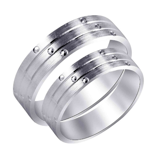 Picture of 925 Silver, Couple Ring- CS-053