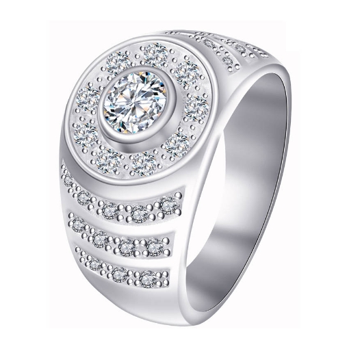 Picture of 925 Silver Jewelry,Mens Ring- SR-378