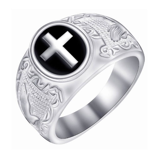 Picture of 925 Silver Jewelry,Mens Ring- SR-396