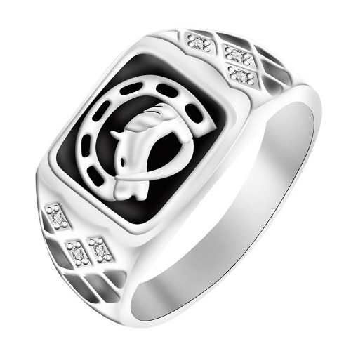 Picture of 925 Silver Jewelry,Mens Ring- SR-402