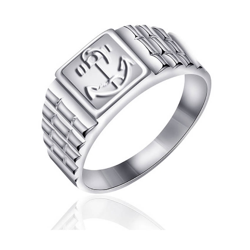 Picture of 925 Silver Jewelry,Mens Ring- SR-405