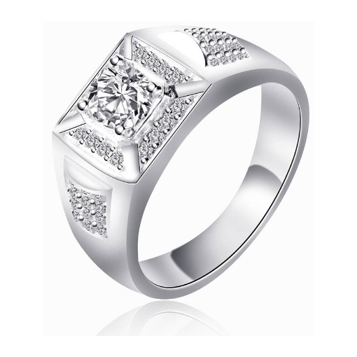 Picture of 925 Silver Jewelry,Mens Ring- SR-426