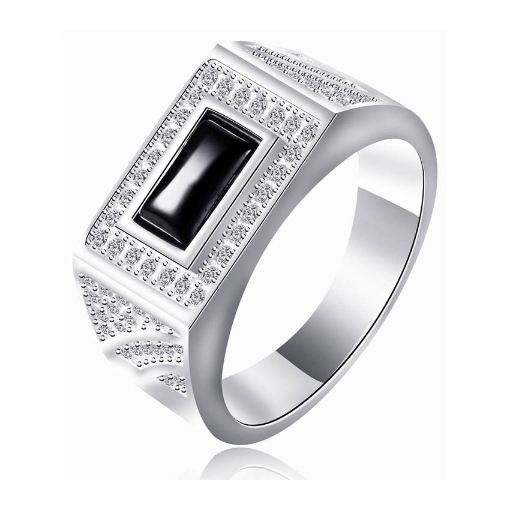 Picture of 925 Silver Jewelry,Mens Ring- SR-432