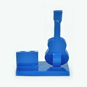 Picture of Wooden Guitar Pen Holder- 0072-0256