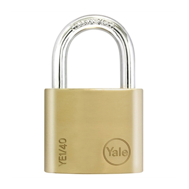 Picture of Yale Essential Series Indoor Brass Padlock 40mm, YLHYE1/40/122/1