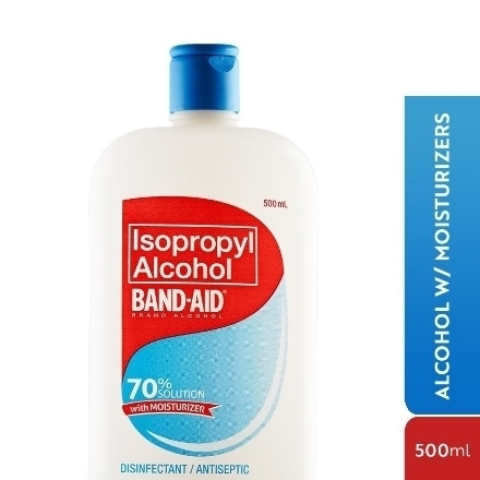 Picture of Band Aid Alcohol,Isopropyl Alcohol, 60% Cleaning Solution 500ml