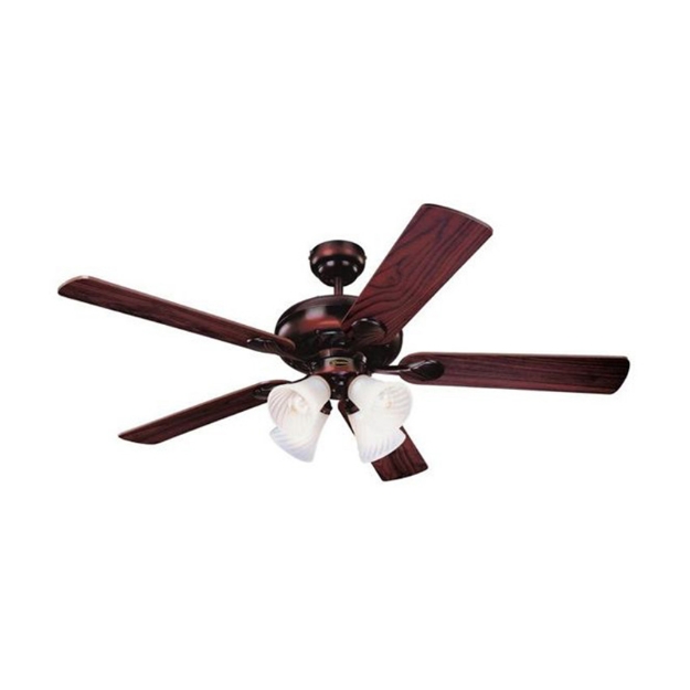 Picture of Westinghouse Swirl Deluxe 52" Rustic Bronze Ceiling Fan, WH5SW52RB4