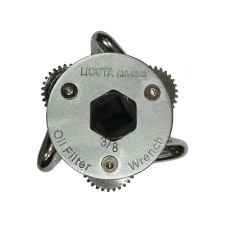 图片 Licota Three Legged Oil Filter Ratchet Wrench (Black/Silver), ATA-0249