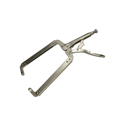 图片 S-Ks Tools USA Heavy Duty 18” Locking C-Clamp Vise Grip Pliers (Silver), TPT-30014-18